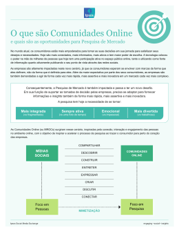 O que são Comunidades Online