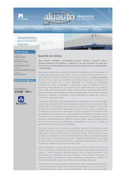 ALUAUTO: alum&iacute;nio em automotivos