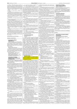 Edital - Di&aacute;rio Oficial