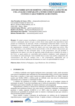 1953 - análise comparativa entre os kits proprietários e