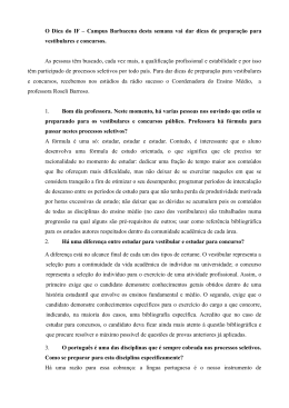08-11 Dicas de prepara&ccedil;&atilde;o para vestibulares e