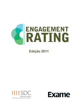 ENGAGEMENT RATING PORTUGAL 2011