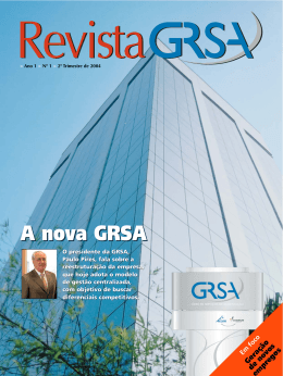 Revista GRSA n. 1