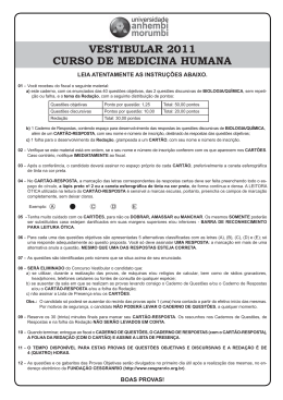 Prova - Funda&ccedil;&atilde;o Cesgranrio