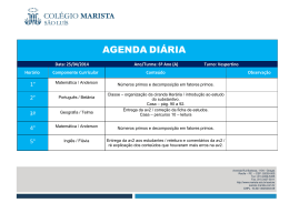 AGENDA DI&Aacute;RIA
