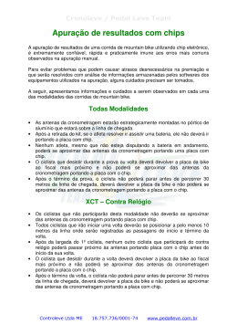 Apura&ccedil;&atilde;o de resultados com chip