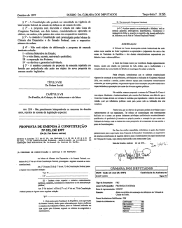 .Outubro de 1997 &sect; l&deg; - A Constitui&ccedil;&atilde;o n&atilde;o poder&aacute; ser emendada na