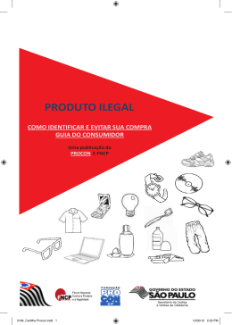 PRODUTO ILEGAL - F&oacute;rum Nacional Contra a Pirataria