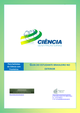 Guia do Estudante Brasileiro na Espanha