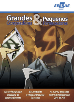 Grandes compradores & Pequenos Fornecedores - Sebrae-SP