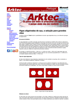 Vigas Aligeiradas de a&ccedil;o, a solu&ccedil;&atilde;o para grandes v&atilde;os