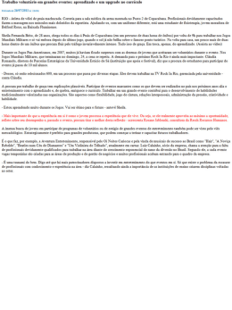 aprendizado e um upgrade no curr&iacute;culo