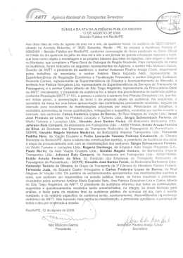 Sess&atilde;o P&uacute;blica em RECIFE/PE