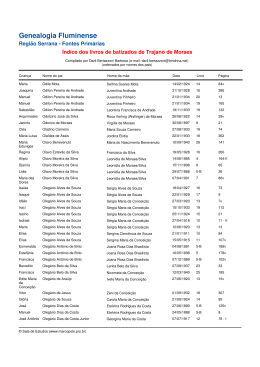 Genealogia Fluminense - Marco Polo T. Dutra P. Silva