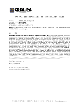decisão nº 0263/2008-ceec - CREA-PA