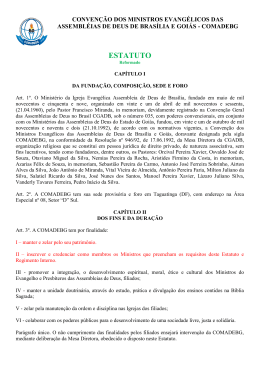ESTATUTO - COMADEBG