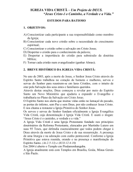 da apostila do Curso de Batísmo (PDF 102kb)