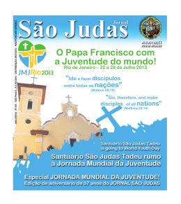 julho 2013 - Paróquia Santuário São Judas Tadeu
