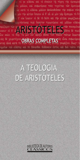 Teologia - Obras Completas de Aristóteles