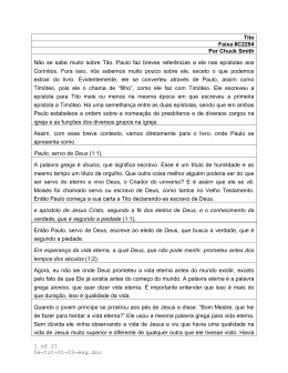 1 of 21 56-tit-01&mdash;03-eng.doc Tito Faixa #C2294 Por Chuck Smith