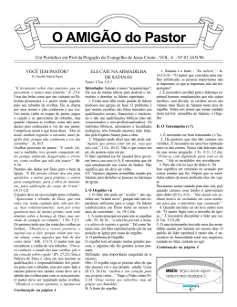 O AMIGÃO do Pastor