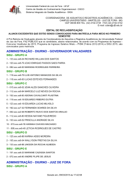 Edital de Reclassifica&ccedil;&atilde;o