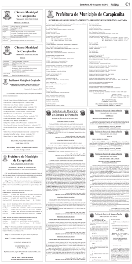 Prefeitura do Munic&iacute;pio de Carapicu&iacute;ba