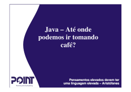 JAVA - AT-311 ONDE PODEMOS IR TOMANDO CAF&Eacute;