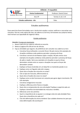 Estudos aut&ocirc;nomos