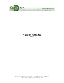 Mídia Kit NetCartas