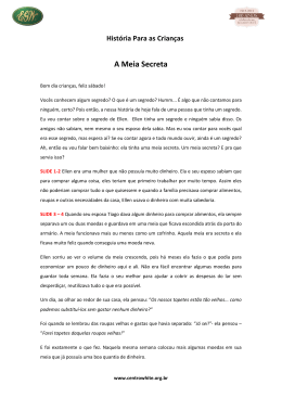 A Meia Secreta - Centro de Pesquisas Ellen G. White