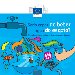 Seria capaz de beber &aacute;gua do esgoto?