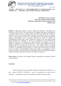 agenda , iniciativas e transforma&ccedil;&otilde;es no