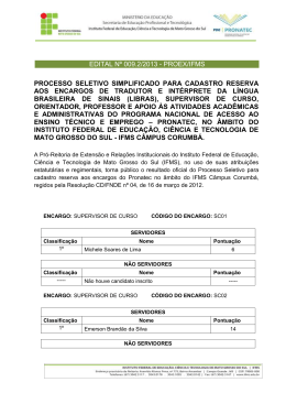 processo seletivo simplificado para cadastro reserva aos