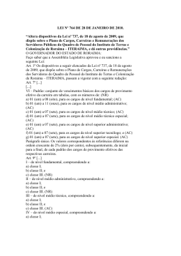 LEI N&ordm; 758 DE 13 DE JANEIRO DE 2010