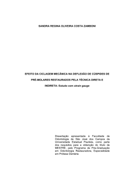 SANDRA REGINA OLIVEIRA COSTA ZAMBONI EFEITO DA