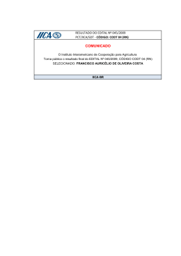 IICA-BR COMUNICADO