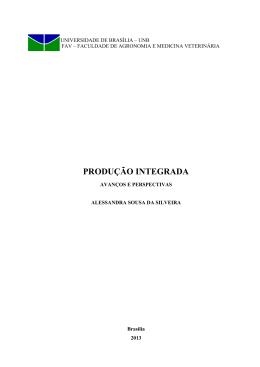 produ&ccedil;&atilde;o integrada - BDM - Universidade de Bras&iacute;lia