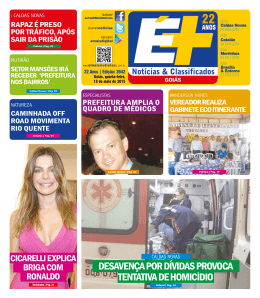 Vers&atilde;o PDF - &Eacute;+ Not&iacute;cias & Classificados