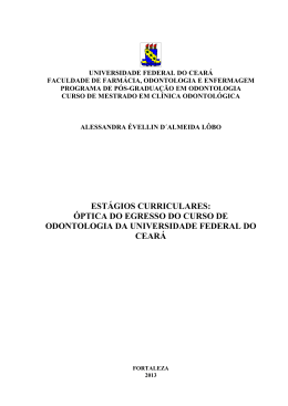 est&aacute;gios curriculares - Reposit&oacute;rio Institucional UFC