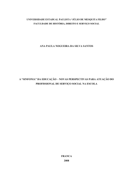 ANA PAULA NOGUEIRA DA SILVA SANTOS A &ldquo;SINFONIA