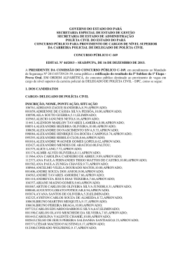 Retifica&ccedil;&atilde;o do Resultado da Prova Oral