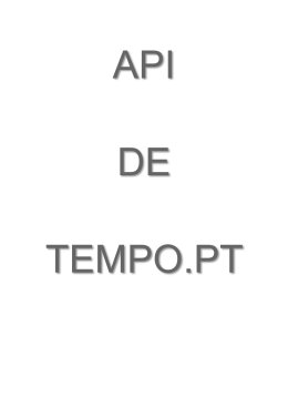 II. Painel de controle