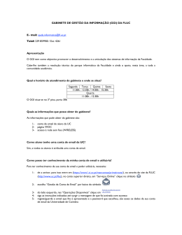 FAQ S GGI para pdf - Universidade de Coimbra