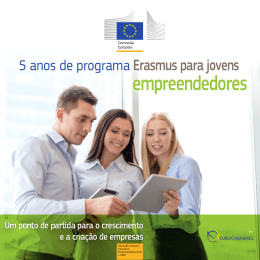 empreendedores - Erasmus for Young Entrepreneurs