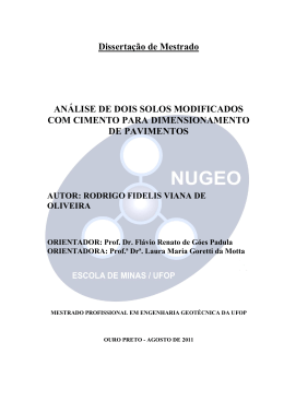Disserta&ccedil;&atilde;o de Mestrado AN&Aacute;LISE DE DOIS - NUGEO