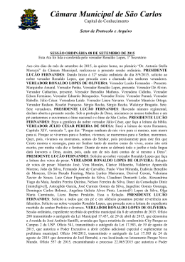 SESS&Atilde;O ORDIN&Aacute;RIA DE 08 DE JUNHO DE 1