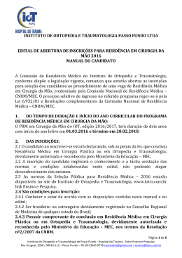 INSTITUTO DE ORTOPEDIA E TRAUMATOLOGIA PASSO FUNDO