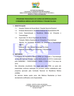 PROGRAMA PEDAG&Oacute;GICO DO CURSO DE