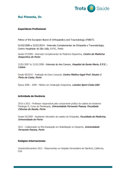 CV - Hospital Privado de Braga